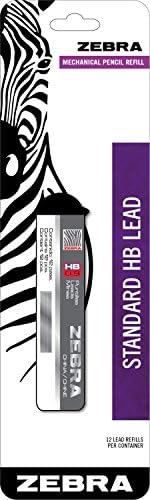 Zebra Toll Normál HB Vezető Mechanikus Ceruza Utántöltő, 0.7 mm, 1 Csomag