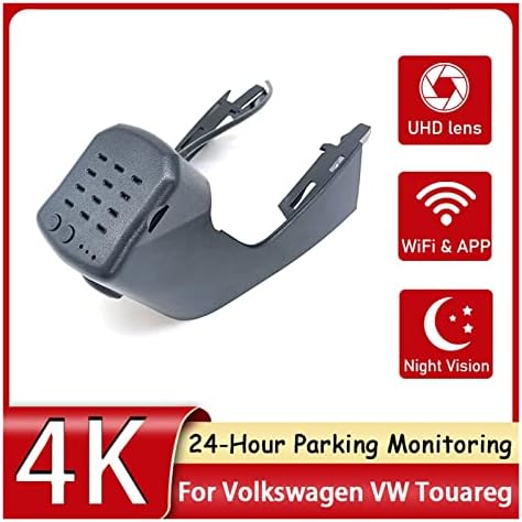 UHD,Autó DVR WiFi Videó Felvevő Kamera Kamera 24 ÓRÁS Parkolás Monitor Kompatibilis VW Touareg T ROC Cr7 2018 2019 2020 2021 2022