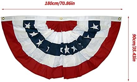 JDEFEG Amerikai Zászló Rajongó Csíkos Rakott Nyomtatás Amerikai Hazafias Zászló USA Címet Vászon Dekoráció Amerikai Fan vagy,