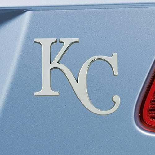 FANMATS 26605 Kansas City Royals 3D Króm Fém Auto Jelkép