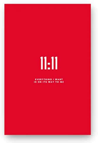 Notebook 11:11 - Legjobb Bélelt Notebook napi naplózás, segítsen elérni a céljait, nyilvánvaló, hogy az álmok éld a legjobb életet, Levendula