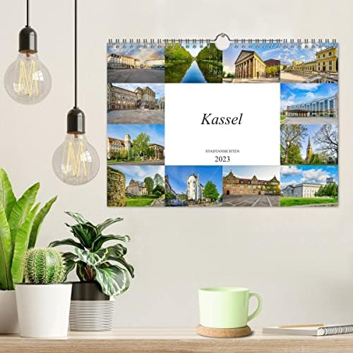 Kassel Stadtansichten (Wandkalender 2023 DIN A4 quer), Calvendo 2023 havi naptár