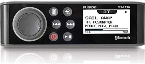 Fusion MS-RA70 Sztereó 4x50W AM/FM/Bluetooth 2-Zóna USB, Vezeték nélküli Vezérlés Fusion Link Alkalmazást