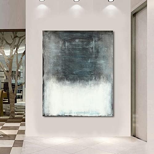 ZZCPT Művészeti Kézzel Festett - Egyszerű, modern nappali, három-dimenziós folyosó, tornác lógó festmények Absztrakt olajfestmény,