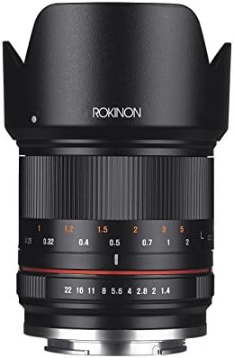 Rokinon RK21M-E 21mm F1.4 ED, MINT UMC nagysebességű, Széles Látószögű Objektív a Sony (Fekete)