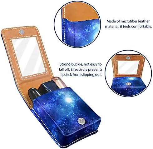 Mini Rúzst a Tükör Táska, Kék Galaxy Hordozható Esetben Jogosult Szervezet