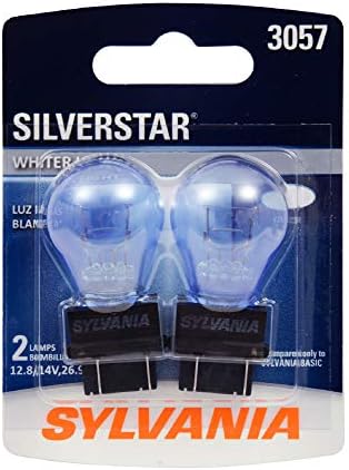 SYLVANIA - 3057 SilverStar Mini Izzó - Fényesebb, Fehérebb Fény, Ideális Nappali menetjelző Lámpák (DRL), valamint a Back-Up/Fordított