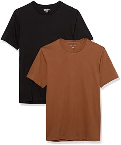 Essentials Férfi Slim-Fit Rövid Ujjú Sleeve T-Shirt, 2 darabos Csomag