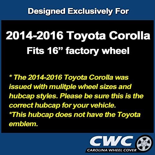 Prémium Dísztárcsa Csere Toyota Corolla 2014-, 16 hüvelykes Replika Kerék Fedelét (1 Darab)