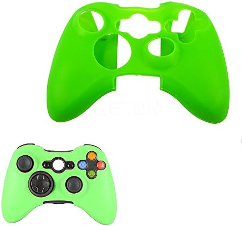 Tehner(TM 1db Új Minőségű Szilikon Bőr Esetben Puha védőtok Fedezni Xbox 360 Játékvezérlő Ajándék a Fiúk Játék Tartozékok[ Fehér ]