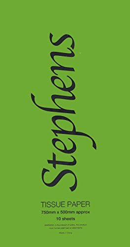 Stephens 750 x 500 mm Szövet, Papír, Világos Zöld, 10 Lap