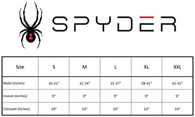 Spyder Férfi Standard Gyors Száraz, Könnyű Szakaszon Zip Logó 9 Úszni Csomagtartóban