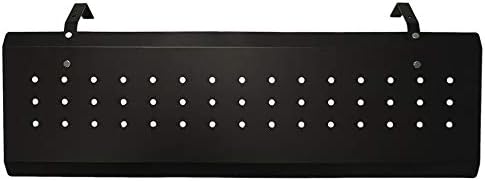 PROGRESSZÍV AUTOMATIONS Acél Szerénység Panel - 51-Es - Fekete. Kiegészítő Számítógép Áll Asztal 60 x 30 inch