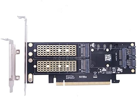 Csatlakozók Három-az-egyben Bővítő Kártya Adapter Kártya M. 2 B+M Billentyű M SATA Három-Lemez Verzió NVMe NGFF, hogy a PCI-E