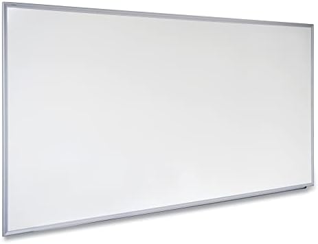 Egyetemes Modern Melamin Szárazon törölhető Tábla, Alumínium Keret, 72 x 48, Fehér Felület