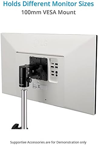 Proaim Monitor VESA Mount 75/100mm C-Áll & Light Áll. 18kg/40lb Hasznos, Kompakt, 180° Tilt & 360° - os Elforgatás, Erős. A Különböző