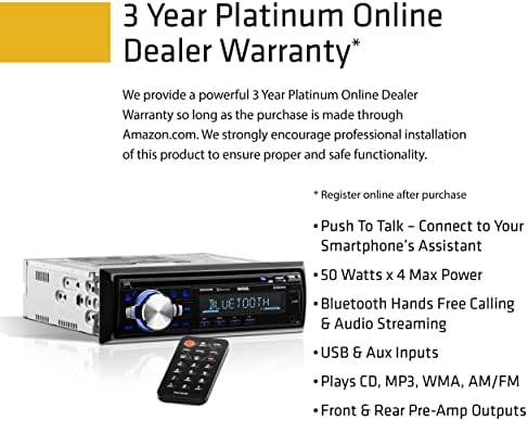 Hang Vihar Laboratóriumok SDC26B Car Audio Sztereó Rendszer - Egységes Din, Bluetooth Audio, majd a Hívás Fej-Egység, MP3,