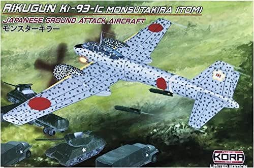 Cola Modellek KORPK72136 1/72 Japán Hadsereg Ki 93-Ic Földi Támadás Repülőgép Műanyag Modell