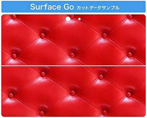 igsticker Matrica Takarja a Microsoft Surface Go/Go 2 Ultra Vékony Védő Szervezet Matrica Bőr 006132 Piros Piros Minta