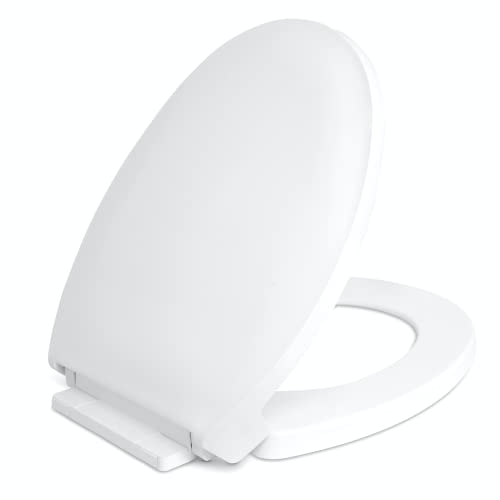 Centoco 1700SC-001 Luxus Műanyag Hosszúkás Wc Ülőke Lassú Közel, Fehér