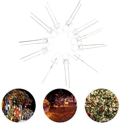 jojofuny 600 db Karácsonyi String led-Fénykibocsátó dióda Vezeték String Izzók Karácsonyi Mini Light Világítás Izzók Cseréje