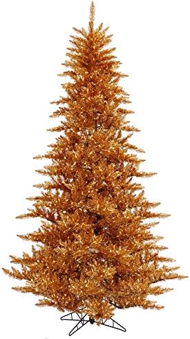 Vickerman 6.5' Réz Mesterséges Fenyő karácsonyfa, Meleg Fehér Dura megvilágított LED - Ál Réz karácsonyfa - Szezonális Beltéri