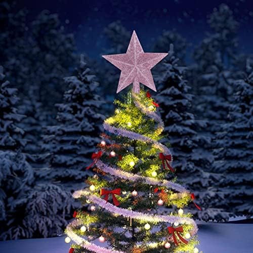 PRETYZOOM Mini Projektor Led Decor Santa Projektor Karácsonyi Csillag csúcsdíszt 20 cm Szikrázó Csillag Csillogó karácsonyfa Díszítés
