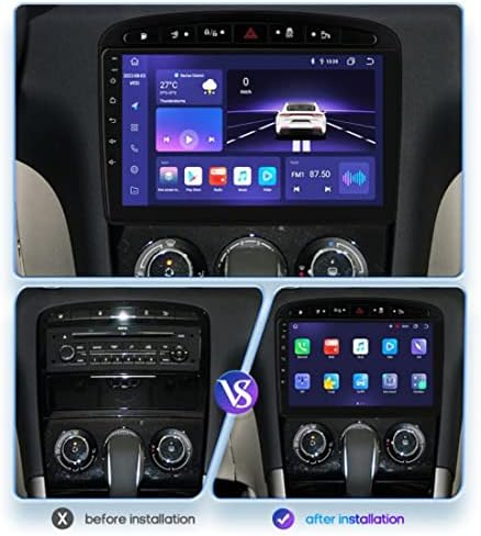 ARJERS a Peugeot 408 2010-, Autó Hifi Android 10 Rádió, GPS Navigáció, 9 Hüvelykes érintőképernyő Fejét Multimédia Lejátszó Videó,