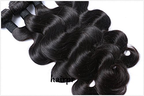 HairPR Haj Kínai Szűz Emberi Haj Dauer 3 Csomag 10-28 Mély Hullám Természetes Szín Lehet festett
