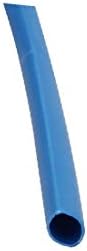 X-mosás ragályos Hő Zsugorodó Cső 8 mm-es Belső Átm Kék Drótot Tekerd Kábel Hüvely 1 Méter Hosszú(Tubo termocontraíble 8