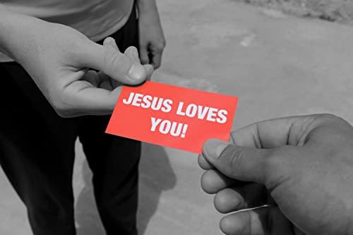 Jézus Szeret Téged! | Evangélium Írásokat | Evangelizáció | névjegykártya Méret | Csomag 50