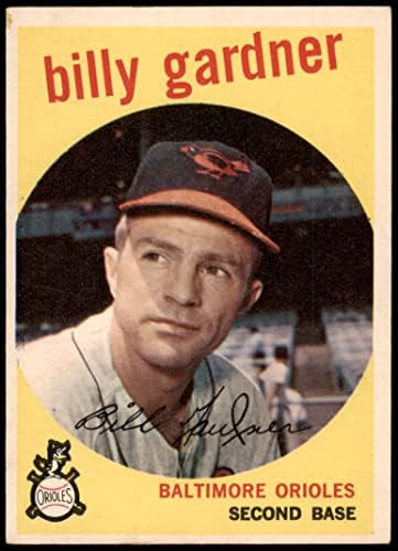 1959 Topps 89 Billy Gardner Baltimore Orioles (Baseball Kártya) Dean Kártyák 5 - EX Orioles