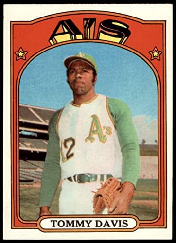 1972 Topps 41 Tommy Davis Oakland Athletics (Baseball Kártya) NM Atlétika
