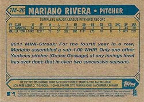 2012 Topps 1987 Topps Minis TM-36 Mariano Rivera Yankees MLB Baseball Kártya NM-MT