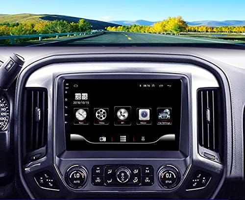 Android Rádió Chevrolet Chevy Silverado & GMC Sierra 2014-2019 Navigációs Fejegység 10.1 hüvelykes IPS érintőképernyő, 4