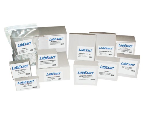 LabExact 1200015 Minőségű AE Üveg Mikroszálas Szűrő, Binderless Boroszilikát Üveg, 1.0 µm, 15.0 cm (Csomag 100)