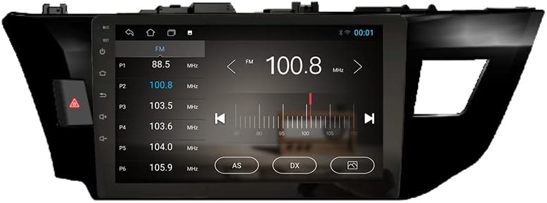 Android 10 Autoradio Autós Navigációs Sztereó Multimédia Lejátszó, GPS, Rádió, 2.5 D érintőképernyő forToyota Levin 2013-2018 Quad