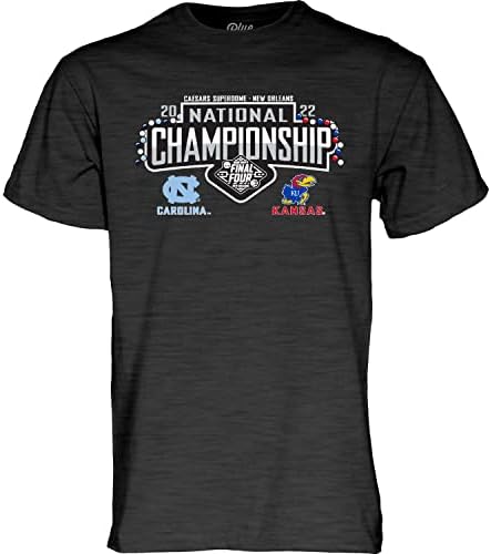 Kék 84 Férfi Standard NCAA Nemzeti Bajnokság T-Shirt 2022 Kosárlabda Sötét Heather