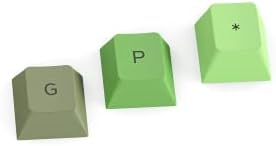 Dicső GPBT Festék Szublimált Keycaps (Olíva) - Vastag PBT Műanyag 114 Keycap Megállapított - os Teljes Méretű, 85% 80% TKL,
