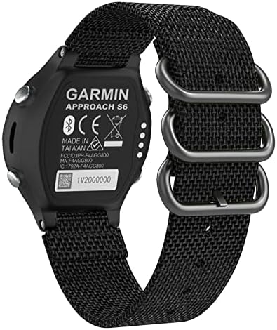 NEYENS 15mm Sport Nylon Watchband Szíj, A Garmin Megközelítés S6 Okos Óráját A Garmin Forerunner 735XT/220/230/235/620/630 Vigyázz Zenekar