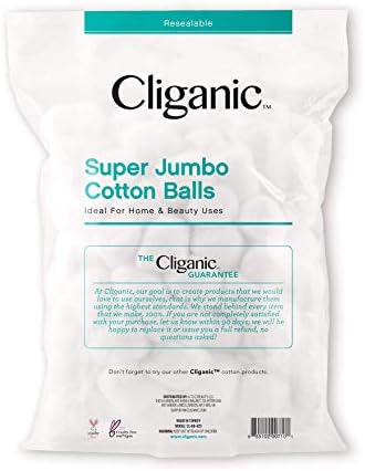 Cliganic Super Jumbo Vatta (200 Gróf) - Hipoallergén, Nedvszívó, Nagy Méret, - Os Tisztaságú