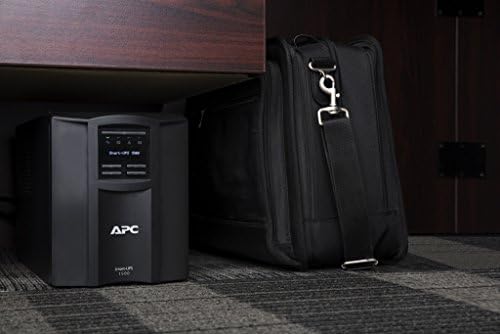 APC Smart-UPS 1500VA UP SmartConnect, Tiszta Sinewave UPS Akkumulátoros, Vonal Interaktív, 120V Szünetmentes Tápegység (SMT1500C), Fekete