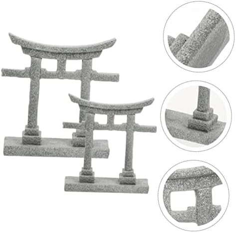 Homoyoyo 2db Micro Táj Dísz Miniture Dekoráció Japán Dekoráció, Kültéri Dekoráció, Akvárium Torii Kapu Mini Akvárium Figurák Japán