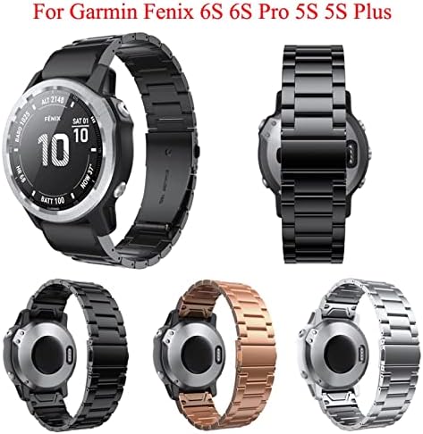 FKIMKF Watchband Szíj, A Garmin Fenix 7-ES 6-OS Pro Nézni gyorskioldó Rozsdamentes Acél karkötő 20 MM Szíj