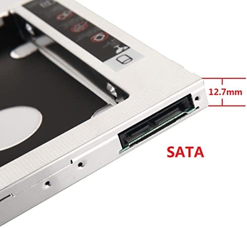 12,7 mm-es SATA 2 Merevlemez, HDD SSD Optikai Bay Esetben Caddy Keret Tálcát Toshiba L700 L750 L750D L755 L755D