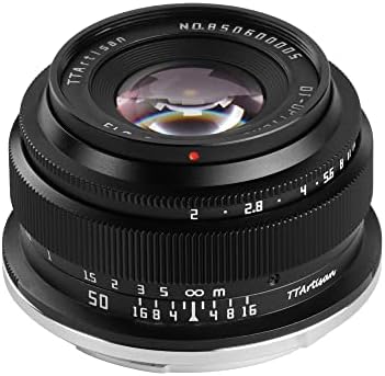 TTArtisan 50mm F2 Full Frame Kamera Lencséje Nagy fényerejű Manuális Rögzített Kamera Objektív Nikon Z-Mount Kamera Z5, Z6,