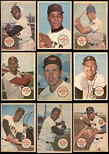 1967 Topps Pin-Up Baseball Közelében Teljes Készlet (Baseball Szett) EX/MT
