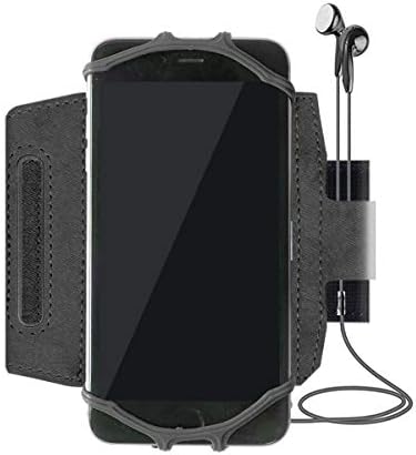 HTC Desire 20+ Tok, BoxWave® [ActiveStretch Sport Karszalagot] Állítható Karszalagot Edzés, Futás, a HTC Desire 20+ - Jet Fekete
