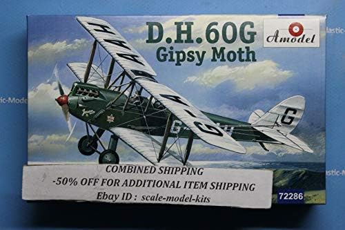 Erőfeszítések 72286-1/72 De Havilland DH.60G Gipsy Moth, Mérleg Műanyag Modell készlet