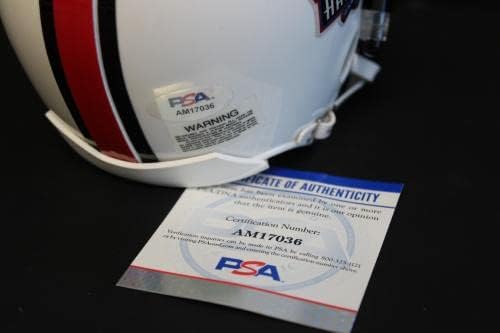 Tony Dorsett Aláírt HOF Mini Sisak Autogramot Auto PSA/DNS AM17036 - Dedikált NFL Sisak